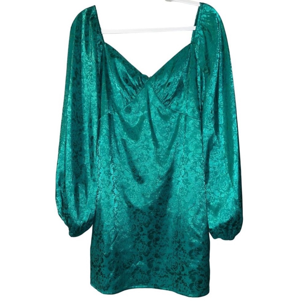 12th Tribe Green Mini Dress - Picture 3 of 3